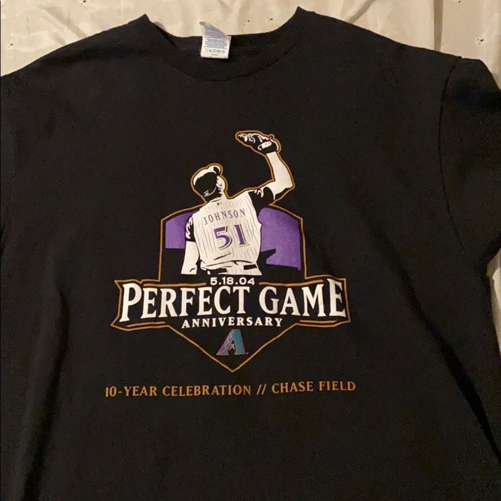 Randy Johnson perfect game anniversary T shirt